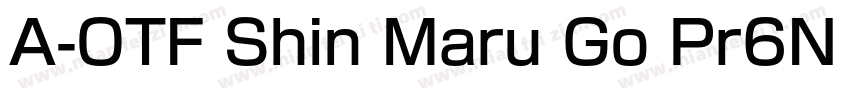 A-OTF Shin Maru Go Pr6N DB字体转换
